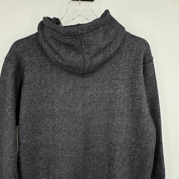 Fleece Factory sweatshirt men's M pullover hoodie kangaroo pocket heather gray - Picture 4 of 8